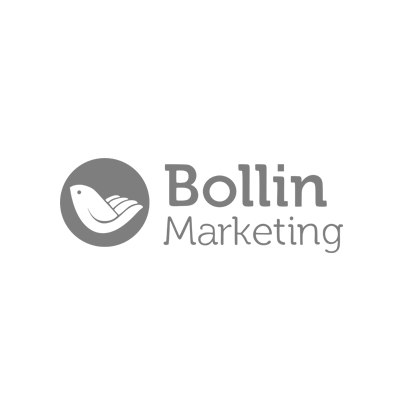 Bollin Marketing Greyscale logo